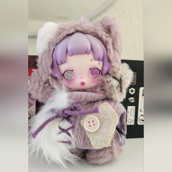 NEW Skullpanda You Found Me Plush Doll Pendant - Ratty Bear - Picture 4 of 4